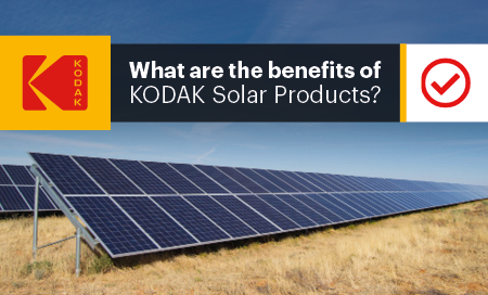 Benefits of KODAK Solar